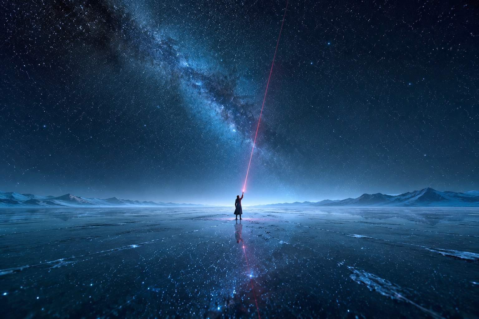 星空冰原上独自向宇宙发出信号的面壁者